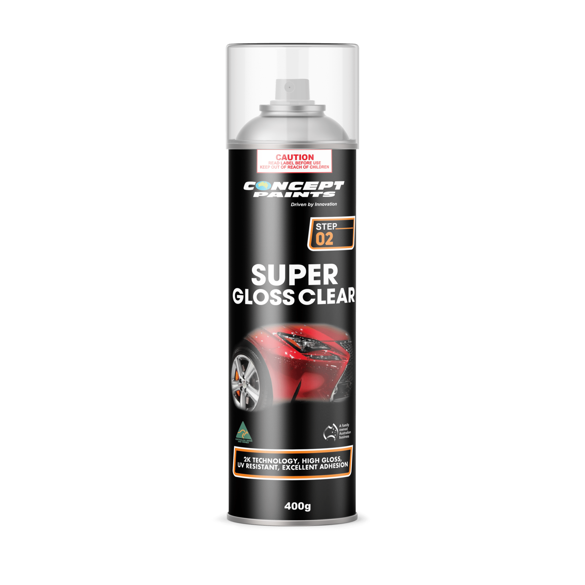 Quicksilver High Gloss Paint Clear Coat - 12 Oz Aerosol Spray, Clear, For Marine & Automotive, Part 92-802878Q53
